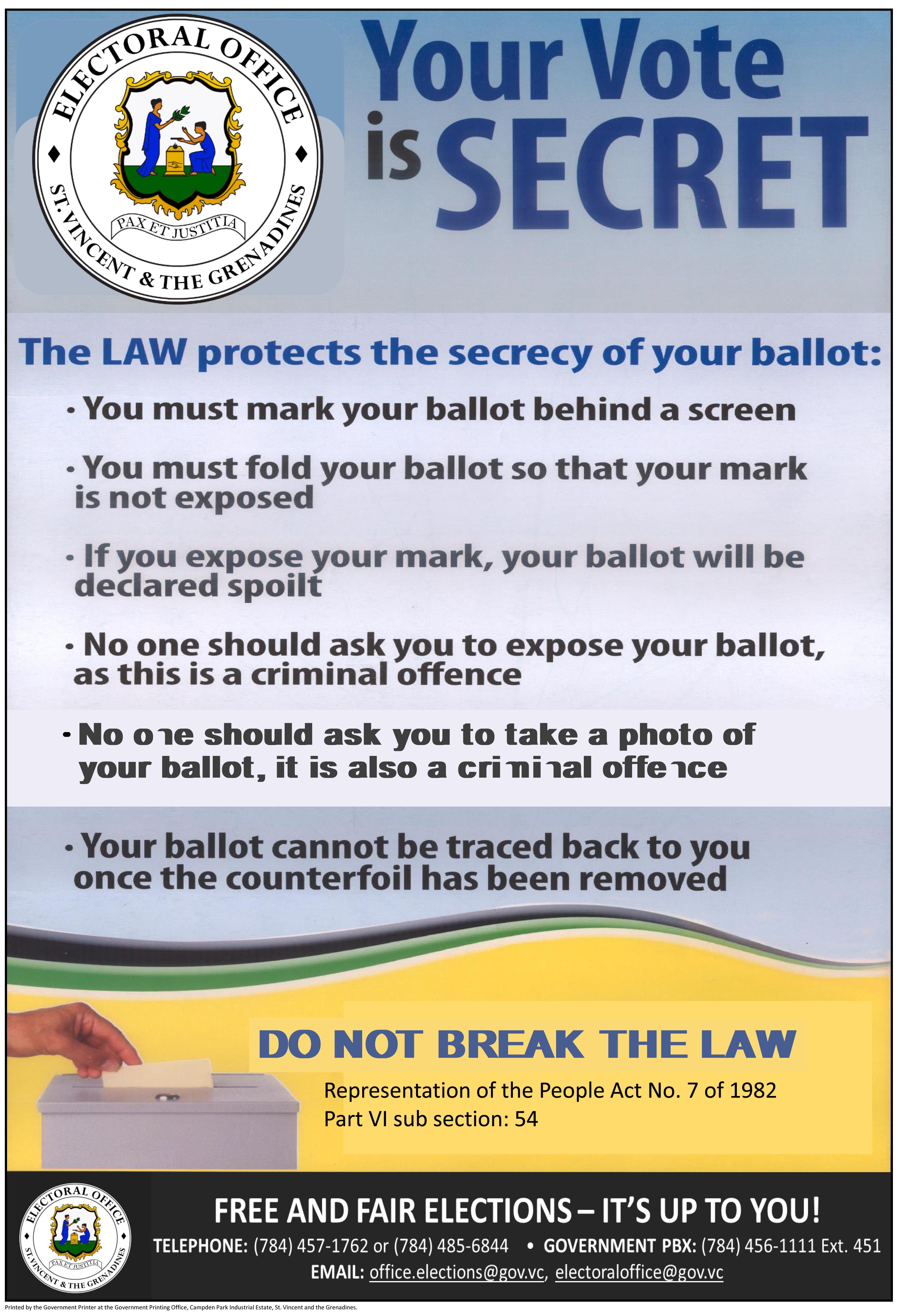 dos and don'ts of the ballot